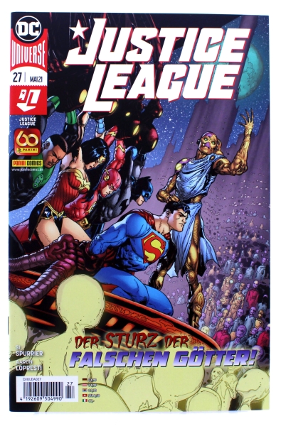 Justice League Comic (Restart 2019) Nr. 27: Der Sturz der falschen Götter von Panini